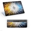 Galaxsia H261 Top+Wrist Pad Vinyl Laptop Skin/Sticker/Cover for 15 to 15.6 Inches Laptops Laminated-Removable-HD Quality Compatible for Hp (15x10 Inches)