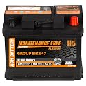 Autocessking H5 Group Size 47 Start and Stop AGM Automotive Battery, 12V 60Ah, 680 CCA, 100 RC Rechargeable Car Battery