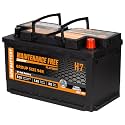 Autocessking H7 Group Size 94R Start and Stop AGM Automotive Battery, 12V 80Ah, 850 CCA, 140 RC Rechargeable Car Battery