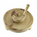 Haath chakki, The Traditional Flour Maker, Unique Wooden aata chakki, Flour Mill Toys Indian chakki Grinder Show Piece, Kids Educational Toy Home Decor (1)