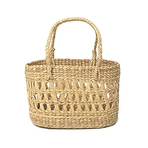 habere india-all the cultures fabricating india dry grass handmade gift hamper baskets  decorative storage baskets  clothes storage basket  oval fruit basket - beige 27  18  18