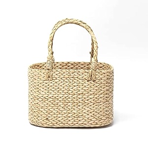 habere india-all the cultures fabricating india natural straw dry grass decorative storage rectangular baskets - beigedry grass