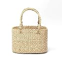 Habere India-All the Cultures Fabricating India Natural Straw Dry Grass Decorative Storage Rectangular Baskets - Beige(Dry Grass)