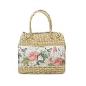 Habere India-All the Cultures Fabricating India Picnic Baskets | Lunch Basket | Jute Travel Baskets | Cane Basket for Gifting (Design 01)