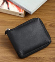 HABIBI Men Trendy White Genuine Leather Wallet