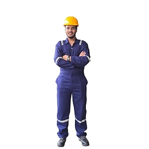 HABIL Industrial Workwear Coverall Boiler Suit 100