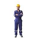 HABIL Industrial WorkwearCoverallBoiler Suit 100 Cotton 200