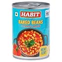 HABIT Baked Beans in Tomato Sauce - 400g x Pack of 1 | Made with Haricot (Navy) Beans Ethiopian beans | Ready-to-Eat | Perfect for Toasties, Curries, Pies & Burgers | Canned Baked beans in tomato sauce