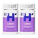 Habit Libido Supplement 2 Pack (120 Capsules) - New Look, Natural Aphrodisiac Blend with Maca, Ashwagandha L-Arginine, Supports Energy and Performance, Vegan, Non-GMO