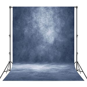 Abstract Photography Backdrop for Photoshoot 6x8ftBlueNo Stand