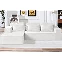 HABUTWAY 10534 L-Shape Modular Sectional Sofa Couch