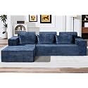 HABUTWAY 10534 L-Shape Modular Sectional Sofa Couch
