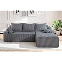 HABUTWAY 943939 Cloud Sectional Couch Boneless Sofa