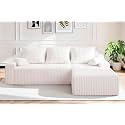 HABUTWAY 943939 Cloud Sectional Couch Boneless Sofa