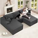 HABUTWAY 94 U Shaped Modular Sectional Couch