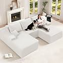 HABUTWAY 94 U Shaped Modular Sectional Couch