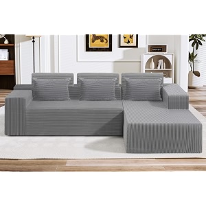 HABUTWAY Sectional Couches for Living RoomNo Assembly