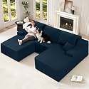 HABUTWAY U Shaped Modular Sectional Couch for