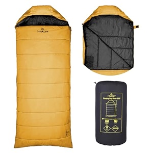 hacer hc-1000 3in1 camping sleeping bag open comforter amp mattress 8 degree winter 210t polyester lining hiking trekking bags for baby adults men amp women 7ft 8c to 12c 1kg