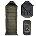 Hacer HC-1000 3in1 Camping Sleeping Bag Open Comforter &amp; Mattress +8 Degree Winter 210T Polyester Lining Hiking Trekking Bags for Baby, Adults Men &amp; Women (7ft, 8°C to +12°C, 1kg)