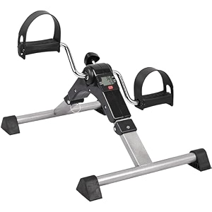 hacer model b cycle pedal exerciser with adjustable resistance and digital display suitable for light exercise of legs amp arms physiotherapy at home- 1 pc