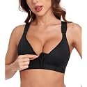 HACI Post Surgical Bra Front Closure Non Padded Racerback Mastectomy