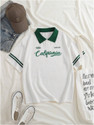 Hackmen Solid Men Polo Neck White T-Shirt