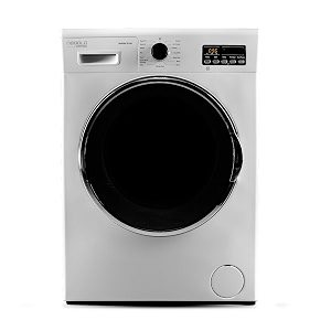 hafele marina 7012 w 7kg fully-automatic front loading washing machine appliance with in-built heater anti allergenic programme 15 smart wash programs 1200rpm spin speed white
