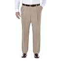 Haggar Men’s Big &amp; Tall Classic Fit Premium No Iron Khaki Pant