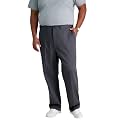 Haggar Men’s Big &amp; Tall Classic Fit Premium No Iron Khaki Pant
