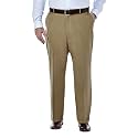 Haggar Men’s Big & Tall Classic Fit Premium No Iron Khaki Pant