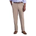Haggar Men’s Classic Fit Iron Free Premium Khaki Casual Pant