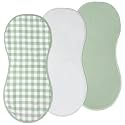 Hahafelt 3 Pcs Baby Changing Pad Liners,Plaid Style,Green