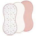 Hahafelt 3 Pcs Baby Changing Pad Liners,Pastel Style,Pink