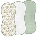 Hahafelt 3 Pcs Baby Changing Pad Liners,Woodland,Green