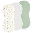 Hahafelt 3 Pcs Baby Changing Pad Liners,Bright Style,Green