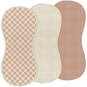 Hahafelt 3 Pcs Baby Changing Pad Liners,Checker Style,Brown