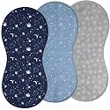 Hahafelt 3 Pcs Baby Changing Pad Liners,Starry Style,Multicolor