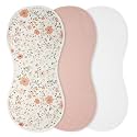 Hahafelt 3 Pcs Baby Changing Pad Liners,Print Style,White