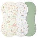 Hahafelt 3 Pcs Baby Changing Pad Liners,Farm,Colorful