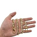 HAHIYO Purse Chain Strap Length 23.6 inches Yellow Gold for Shoulder Cross Body Sling Purse Handbag Clutch Replacement Strap Comfortable Flat 0.4" Wide Enough 2.4mm Extra Thick Metal Strap 1 Pack