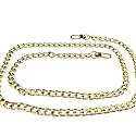 HAHIYO Purse Chain Strap Length 39.4”SPOT-ON Gold for Shoulder Cross Body Sling Purse Handbag Clutch Bag Replacement Strap Comfortable Flat 0.4” Wide Enough 2.4mm Extra Thick Metal Strap 1 Pack