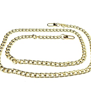 hahiyo purse chain strap length 47234 spot-on gold for shoulder cross body sling purse handbag clutch bag replacement strap comfortable flat 0434 wide enough 24mm extra thick metal strap 1 pack
