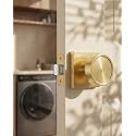 Haidms Gold Passage Door Knob Interior, Heavy Duty Zinc-Alloy (1 Pack)
