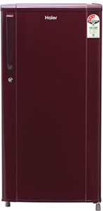 haier 192 l direct cool single door 2 star refrigerator burgundy red hrd-1922bbr-e