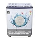 Haier 8 kg 5 Star Vortex pulsator Semi Automatic Top Load Washing Machine (HTW80-186,Burgundy)