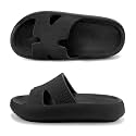 Haifago Cloud Slides for Women Cushion Recovery Pillow Sandals, Memory Foam House Shower Slippers for Woman Comfort Platform Non-Slip
