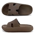 Haifago Cloud Slides for Women Cushion Recovery Pillow Sandals, Memory Foam House Shower Slippers for Woman Comfort Platform Non-Slip