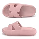 Haifago Cloud Slides for Women Cushion Recovery Pillow Sandals, Memory Foam House Shower Slippers for Woman Comfort Platform Non-Slip