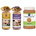 HAIM Organic Brown Rice Cakes Combo (Gluten Free) ( Buckwheat & Amaranth ) & ( Quinoa & Chia )2*110 gm & HAIM All Natural Peanut Butter Crunchy (Unsweetened) (Vegan, Gluten Free, Non-GMO ) ( 1 Kg)